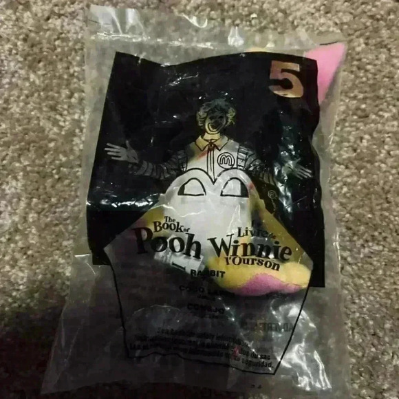 2001 Book of Pooh McDonalds Happy Meal Toy - Rabbit #5 - Picture 1 of 1